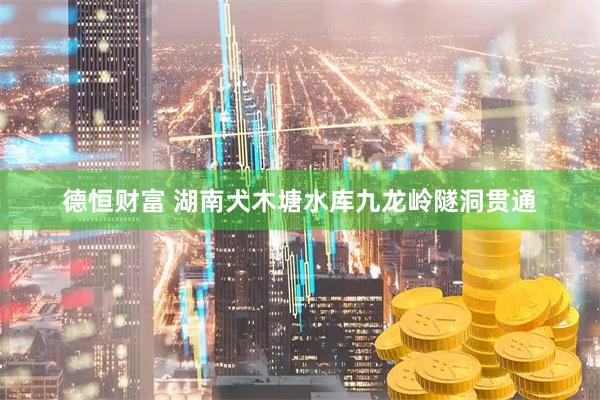 德恒财富 湖南犬木塘水库九龙岭隧洞贯通